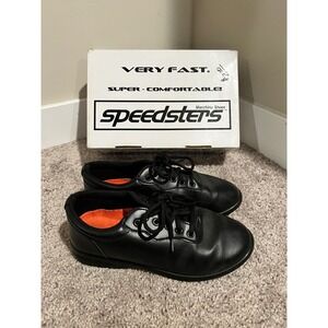 Speedsters Marching Shoes Black Lace Up Performance C8516 Womens 8 Mens 6